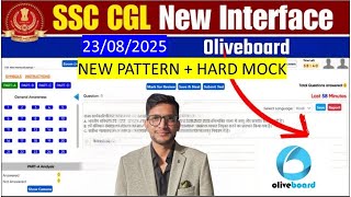 score-153.5  OLIVEBOARD(23/AUG/2025)LIVE MOCK ATTEMPT BY SHUBHAM AGARWAL @OliveboardApp#topper #SSC