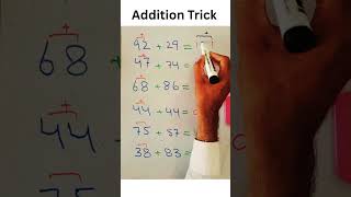 Super Fast Addition Trick | Mental Math Shortcut for Exams & Daily Use #additiontricks #math