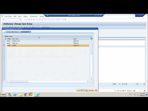 Type Groups Creation in ABAP