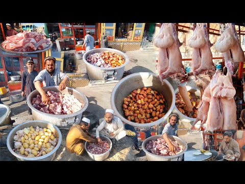 100 kg Dampukhat cooking | Village life | Afghanistan