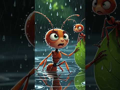 The Ant and the Raindrop – Mini Moral Short for Kids