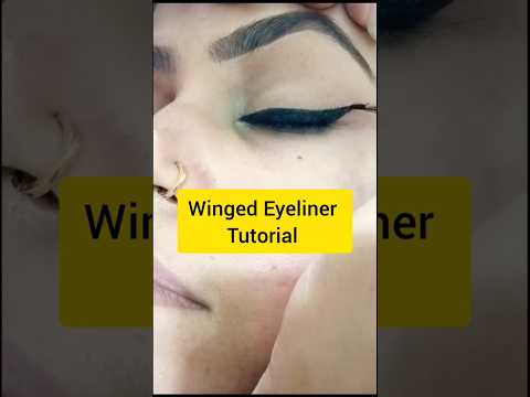 Winged Eyeliner Tutorial 👁️ || #shorts #eyelinertutorial #makeup #viralvideo