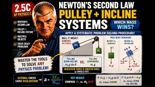 Pulley Problem & Multi-Object Incline Scenario - AP Physics C Mechanics 2.5c