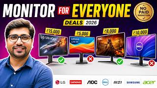 Independence Day Sale⚡Best Monitor 5000-10000-15000 in 2026⚡Best Monitor For Gaming And Editing