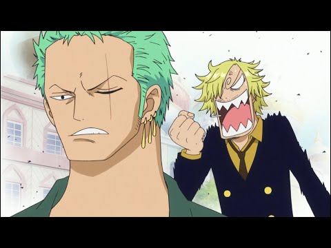 Zoro Sanji Starts Fighting Again || One Piece Funny Moments #8