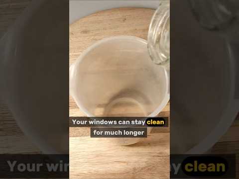 This is how windows stay clean for months