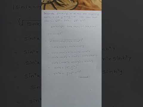 interesting prove #complexnumbers #proofs #algebra #complexnumber @apmaths734