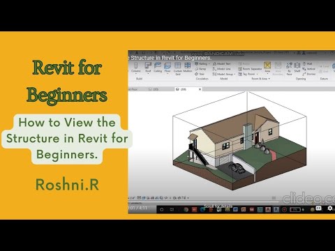 How to View the Structure in Revit for Beginners.