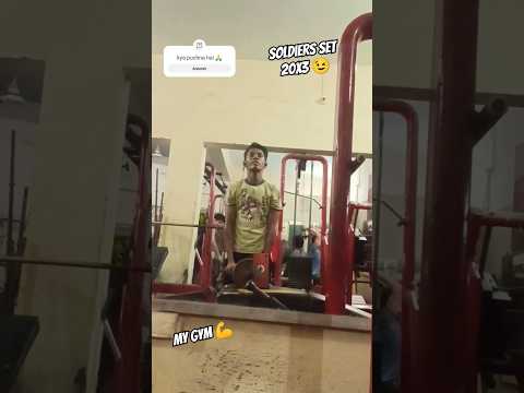 Wednesday soldiers set  repetition 😉 #viralgymstatus #gymworkout #motivation #ytchannel
