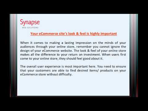 SynapseWebSolutions eCommerce Development Company in UK