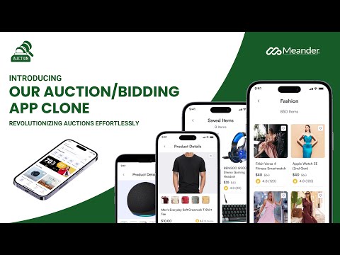Auction & Bidding App Clone | Revolutionizing Auction Effortlessly | Meander Software