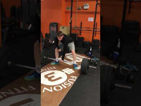 70kg 1 handed deadlift