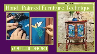 Hand-Painted Furniture Technique: Use Your IOD Stamps
