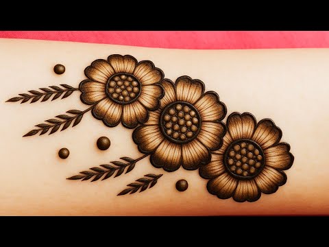 Easy & beautiful Mehndi design | mehndi designs | mehandi ki dizain | Arabic Mehndi designs | mehndi