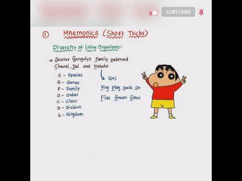 Trick to learn diversity of living organisms #neet #shorts #tricks #biology #facts #knowledge