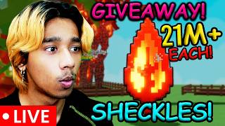 🔴LIVE | GROW A GARDEN 2 GIVEAWAY GIVING 21M+ SHECKLES EACH! | Grow a Garden 2 Live Sheckles Giveaway