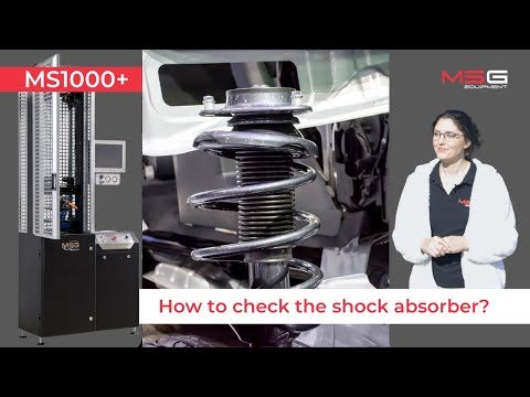 How to check the shock absorber from Audi with MS201