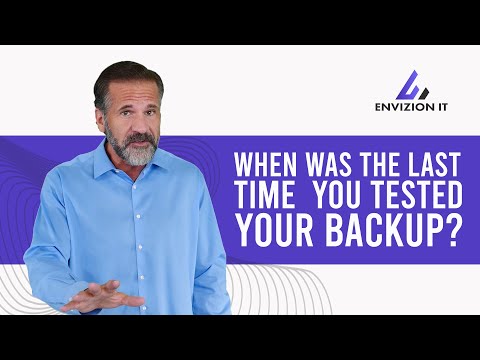 When Was The Last Time You Tested Your Data Backups
