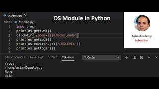 OS module in Python