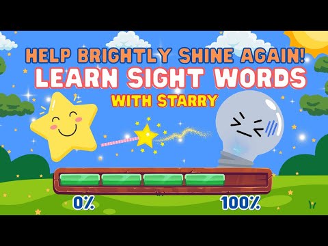 Help Brightly Shine! ✨ Fun & Magical Sight Words Adventure for Kids | Learn to Read!