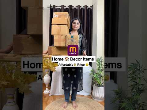 😍Unboxing Meesho Home Decor Items🏠| 🤑Affordable💰| 📦 Unboxing| Pooja Kaushik #meeshohaul #homedecor