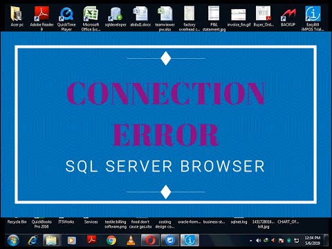 How to Solve SQL Server Browser Connection Error