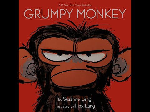 Wolverine reading the "Grumpy Monkey" by Suzanne Long for reading month.