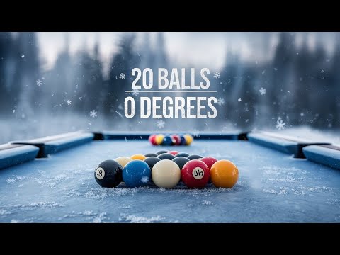 20 BALL XMAS TREE RACK in FREEZING temperatures