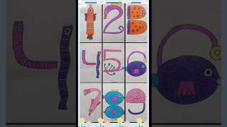 Ocean Theme Number Chart 0-9 🌊🐠 | Fun & Creative Ideas for educators 🎨📚