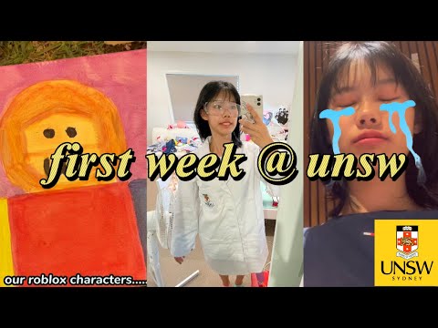 First week at UNSW vlog #1 📒 : lectures, labs, buying a cake, painting