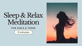 Guided Sleep Meditation for Kids & Teens | Relax & Fall Asleep Fast