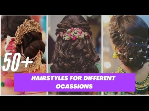 50+ hairstyles || Wedding Looks || Festive looks