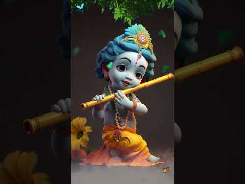 Krishna Bhajan Status | 😊🙏🏻 #youtubeshorts #krishna #whatsappstatus #bhaktisong #radhakrishna