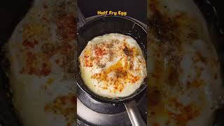 Viral Half Fry Egg #trendingshorts #food #breakfastfood #viral #cooking