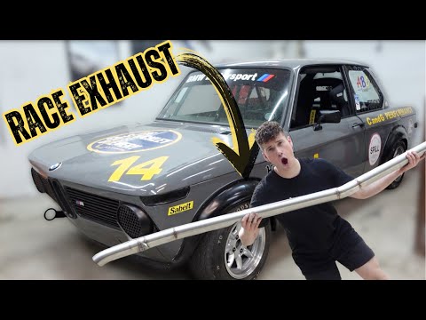 Making a CUSTOM exhaust for a bmw 2002 RACECAR