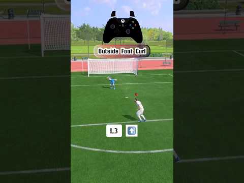FC 25 | Outside Foot Curl Tutorial 🎯 (Trivela Mastery)  #fifa #fc25 #fc24