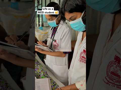 Life as a medical student✨#medschool #shorts  #medstudent #unilife  #clinical #vlog  #medicalstudent