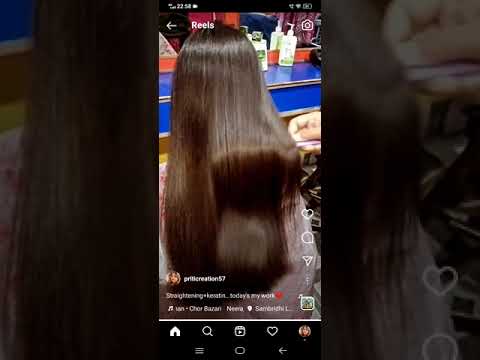 BEFORE & AFTER STRAIGHTENING+KERATIN TREATMENT ❤️