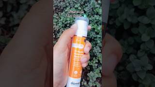 The sunscreen is creamy,  There is no white cast. #sundamage #uvdamage #thedermaco #review