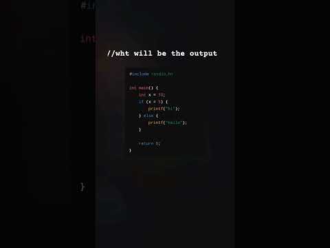 Comment the output #coding #programming #cprogramming #cproblems