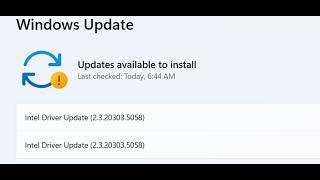 Fix Intel Driver Update Not Installing On Windows 11 PC