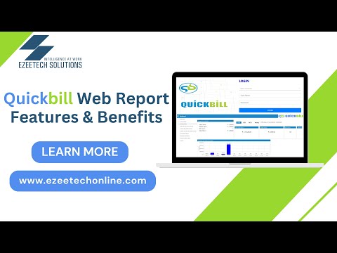 Quickbill Web Reporting System | Track Sales, Inventory & More
