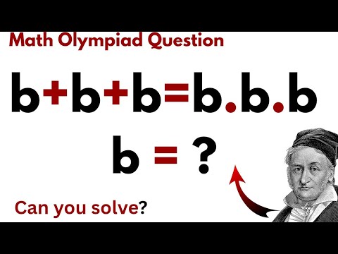 Germany ll Can You Solve This For b ? ll Math Olympiad Question ll