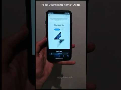 Hide distracting items on iOS 18!!! #apple #trending #smartphone #tech #appleproduct #youtubeshorts
