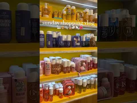 sunday shopping vlog🌺#aesthetic #algorithm #viral #vlog #grwm #fyp #trending #shorts #preppy