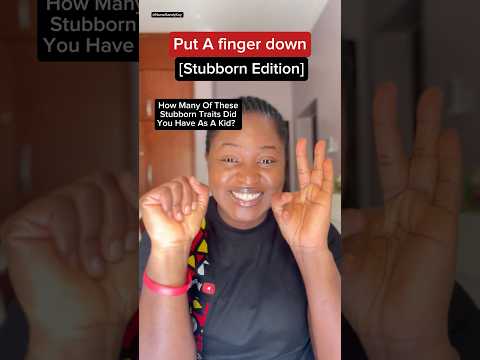 Put a finger down, Stubborn edition #shorts #putafingerdown #fingerdown #stubbornedition #viralshort