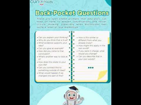 Learning Strategy Spotlight: “Back-Pocket Questions” for Deeper Thinking