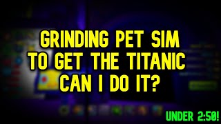 🚨 Pet Simulator 99 FANTASY UPDATE LIVE  + GRINDING TO GET THE TITANIC!