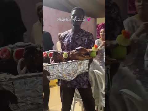 What’s that in clip 2?? 😂🐊I never leave a Naija wedding w/o learning something new #MikainNigeria