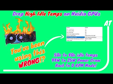 How to decrease high idle temps or high fan spin on laptop by changing back this setting to default!
